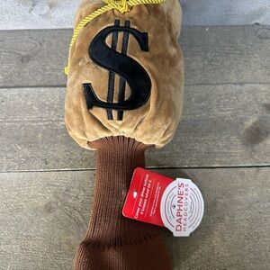NEW Daphnes Headcovers Money Bag 460cc Driver Golf Headcover